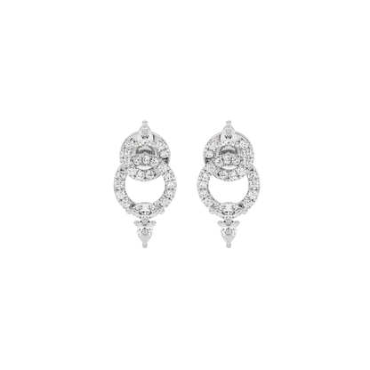 Interlaced Glow Diamond Earrings