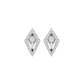 The Apex Two Tone Diamond Earrings