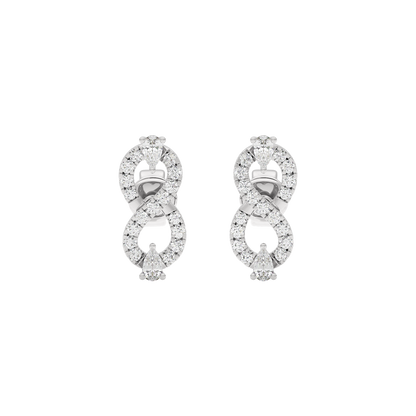 Vivid Eight Diamond Earrings