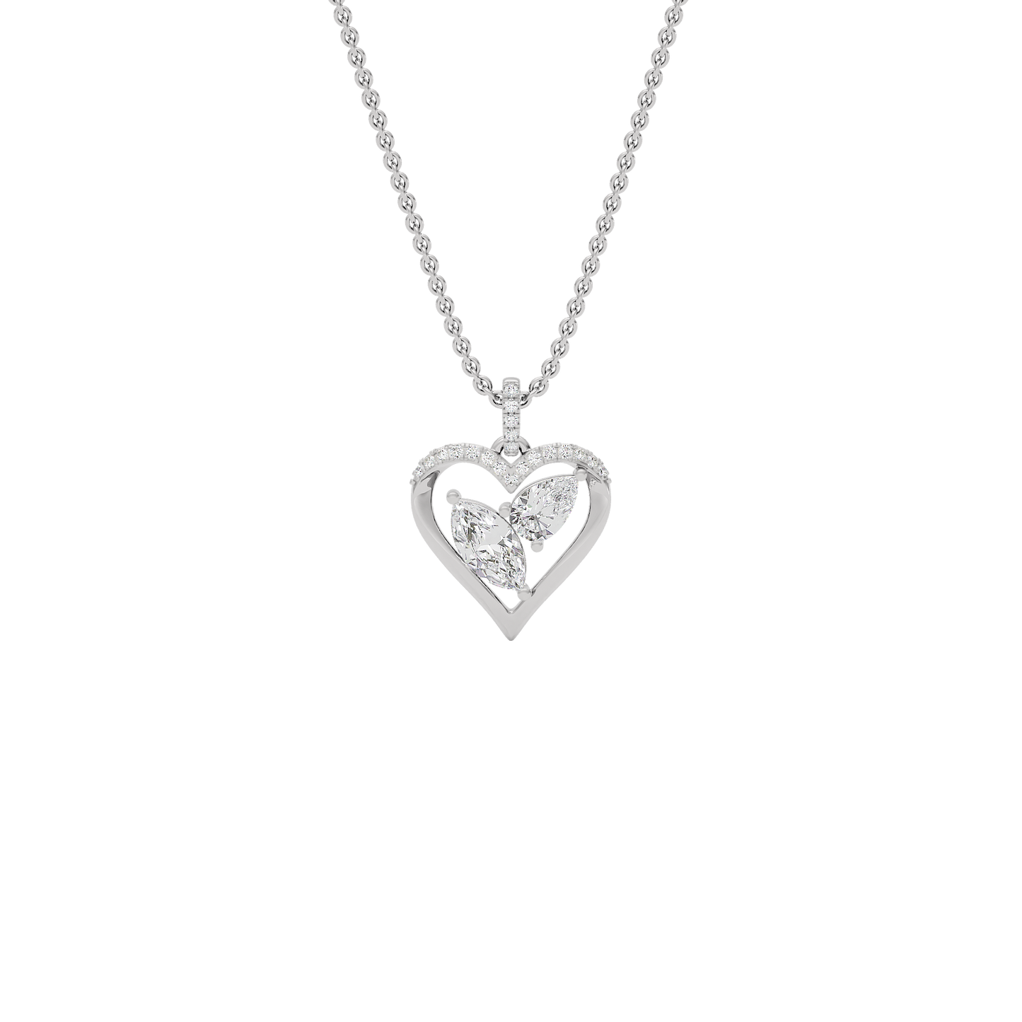 Stellar Embrace Diamond Pendant