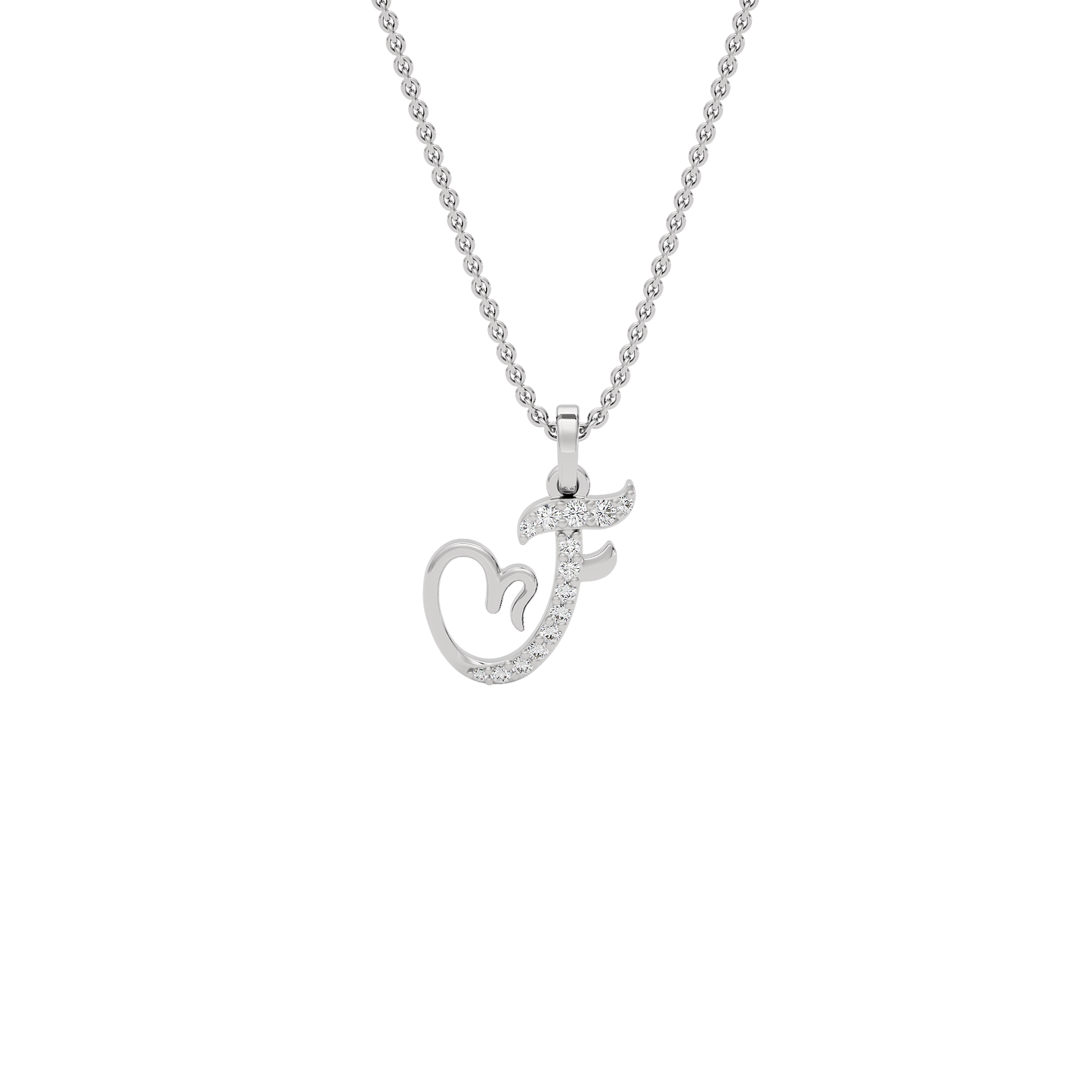 Fearless ‘F’ Diamond Pendant