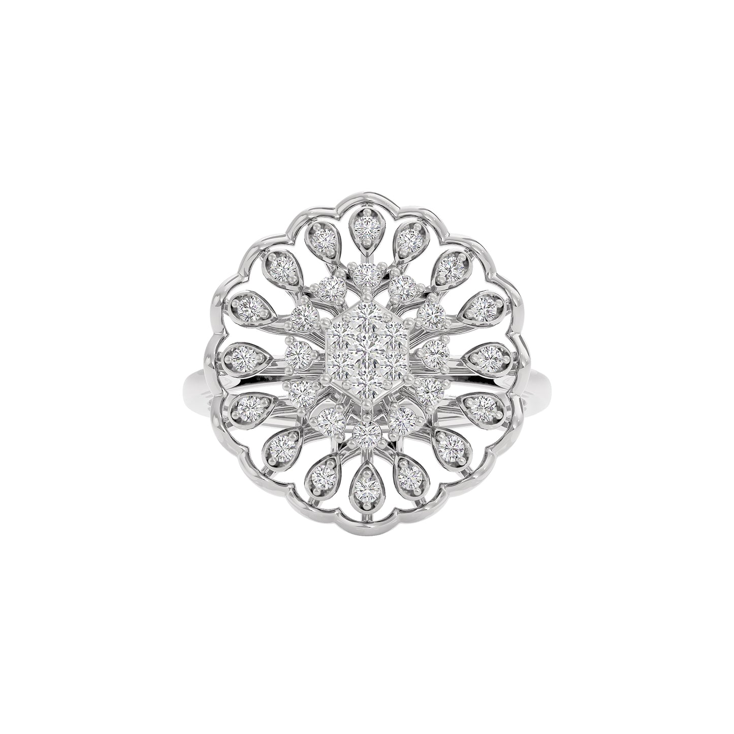 Dazzle Dial Diamond Ring
