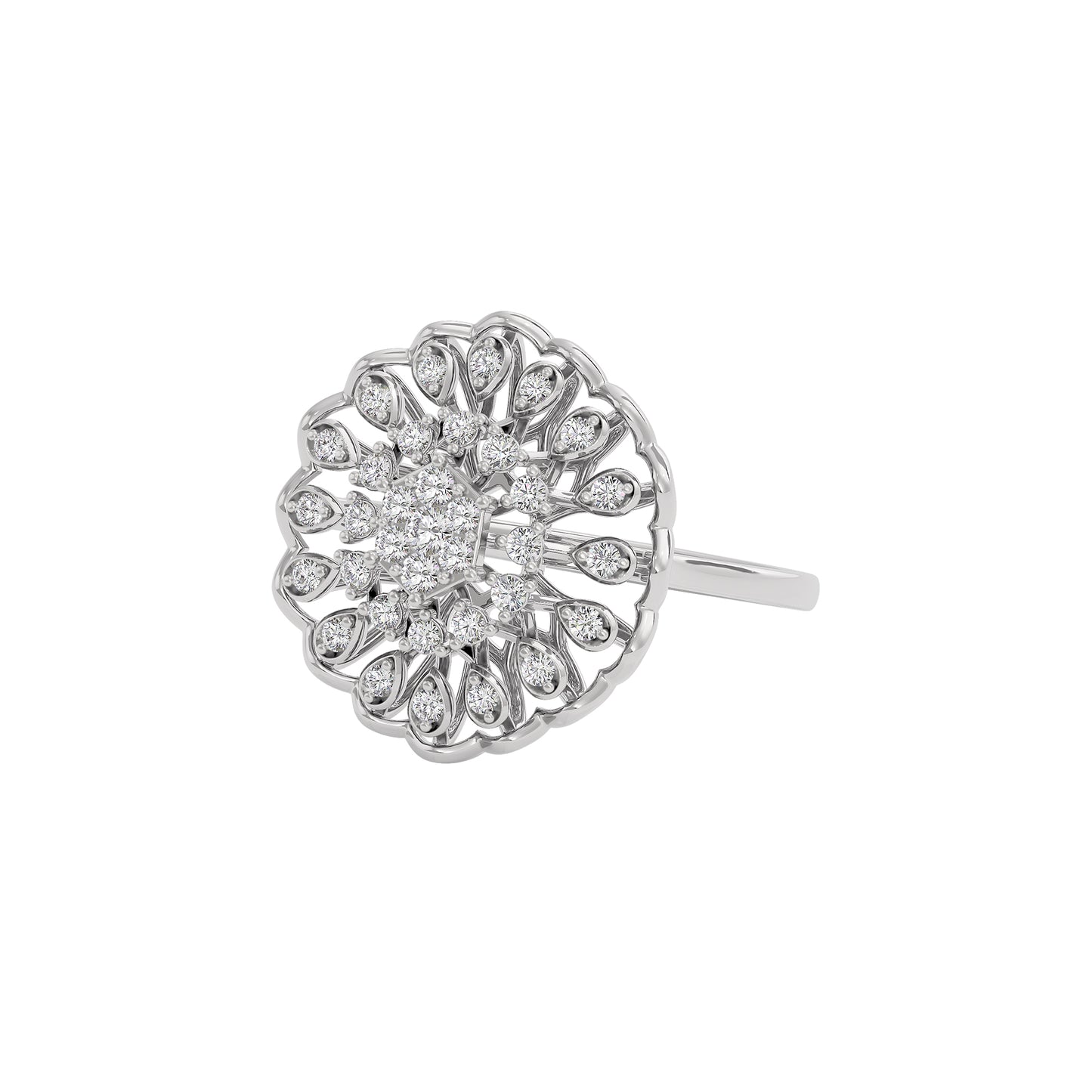 Dazzle Dial Diamond Ring