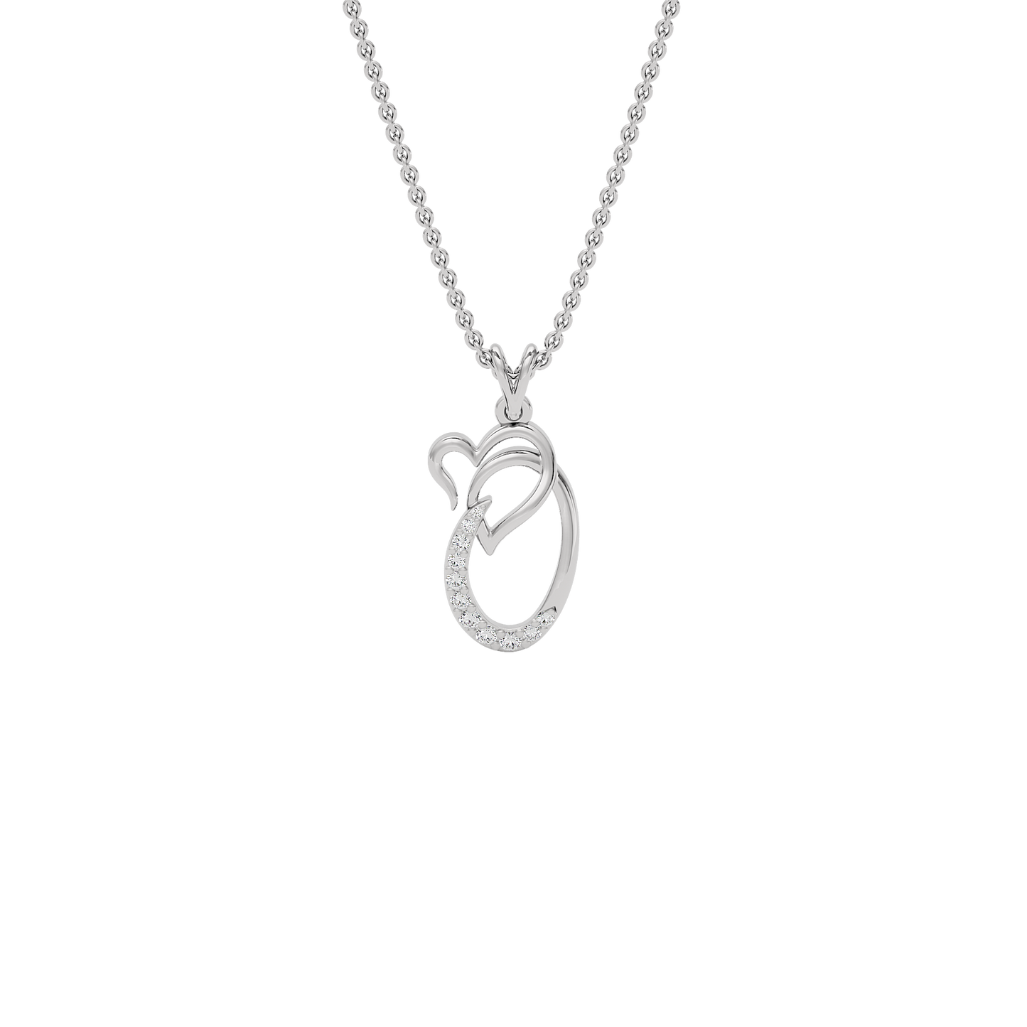 Opulent ‘O’ Diamond Pendant