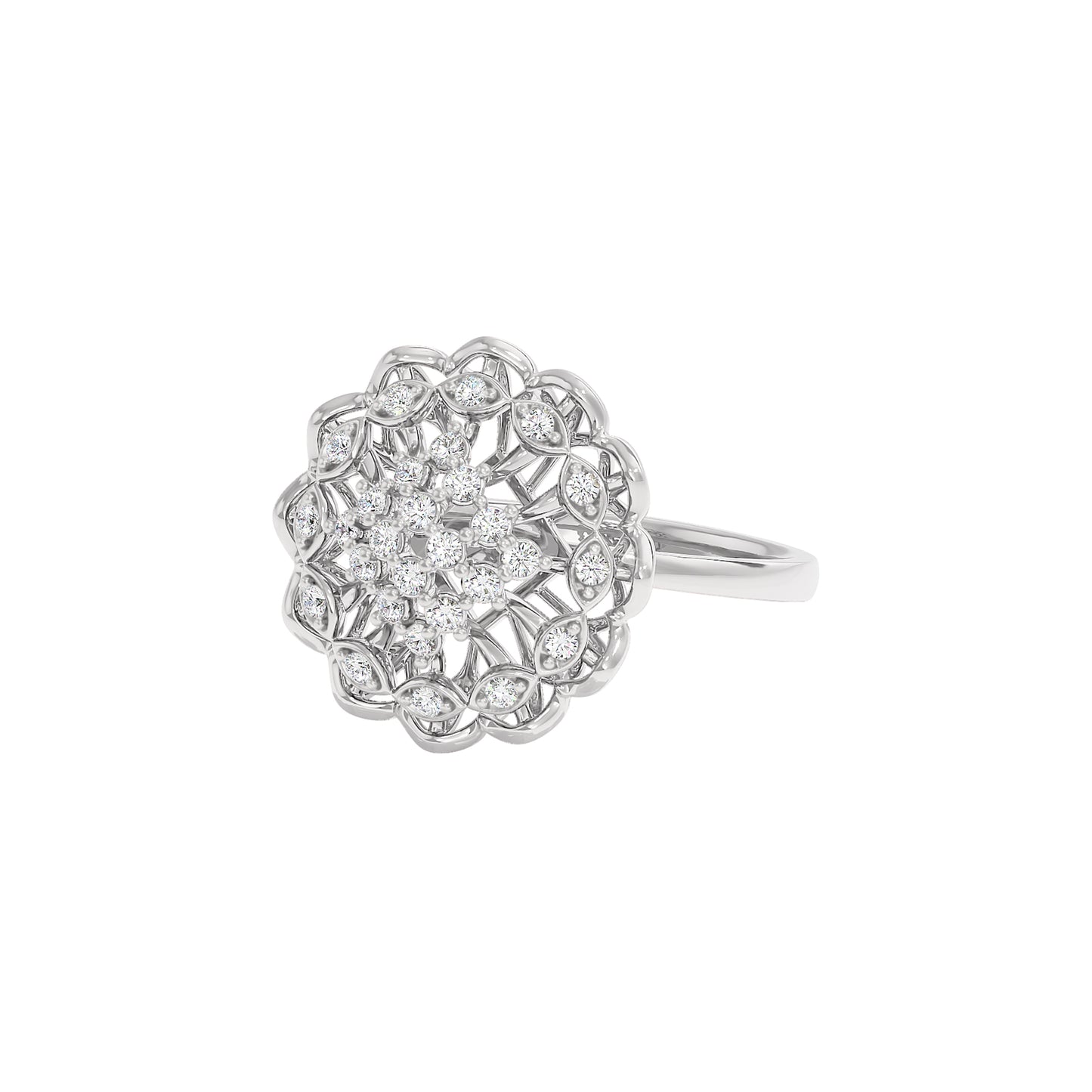 Daisy Diamond Ring
