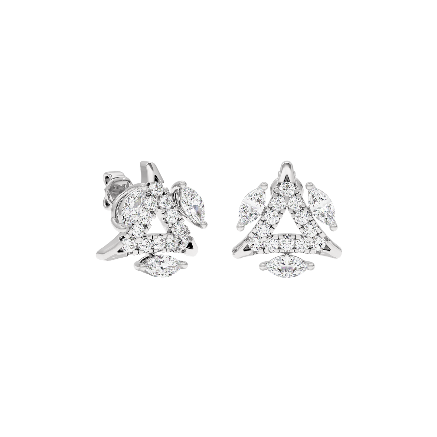 Vivid Marquise Diamond Earrings