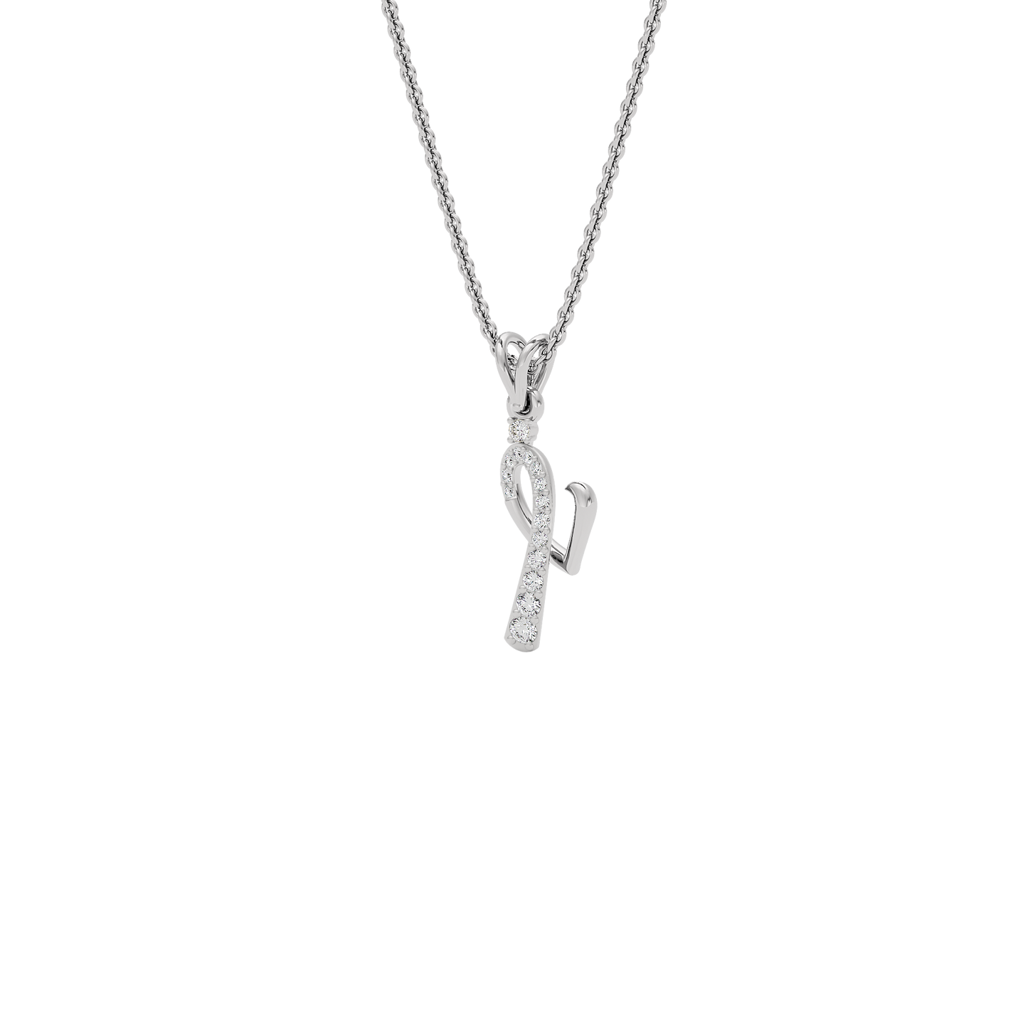 Independent ‘I’ Diamond Pendant