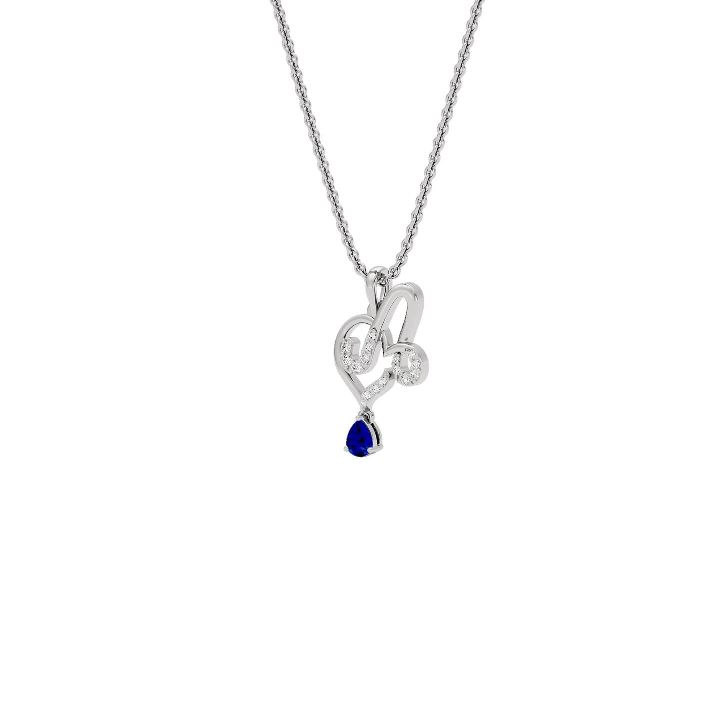 Ambitious 'A' Diamond Pendant