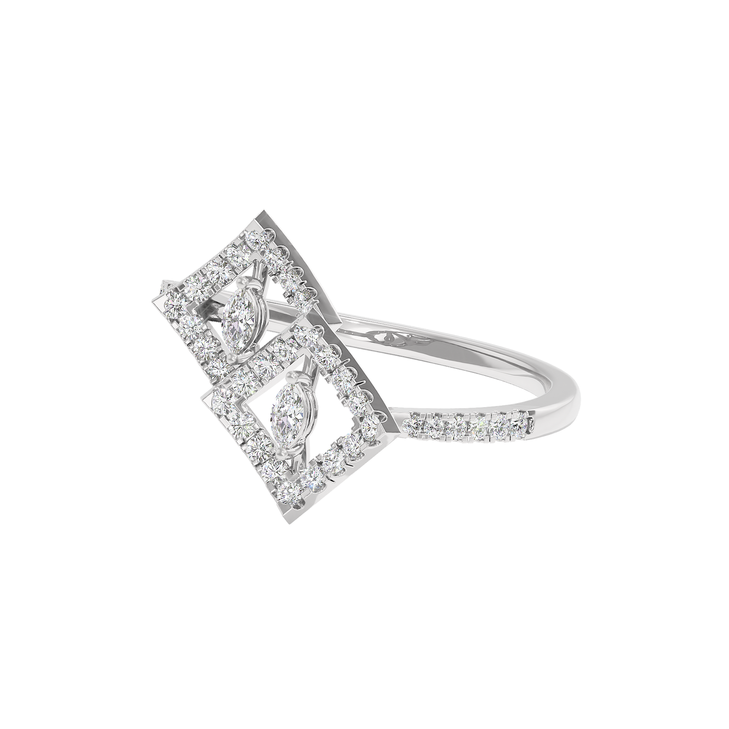 The Facet Aura Diamond Ring