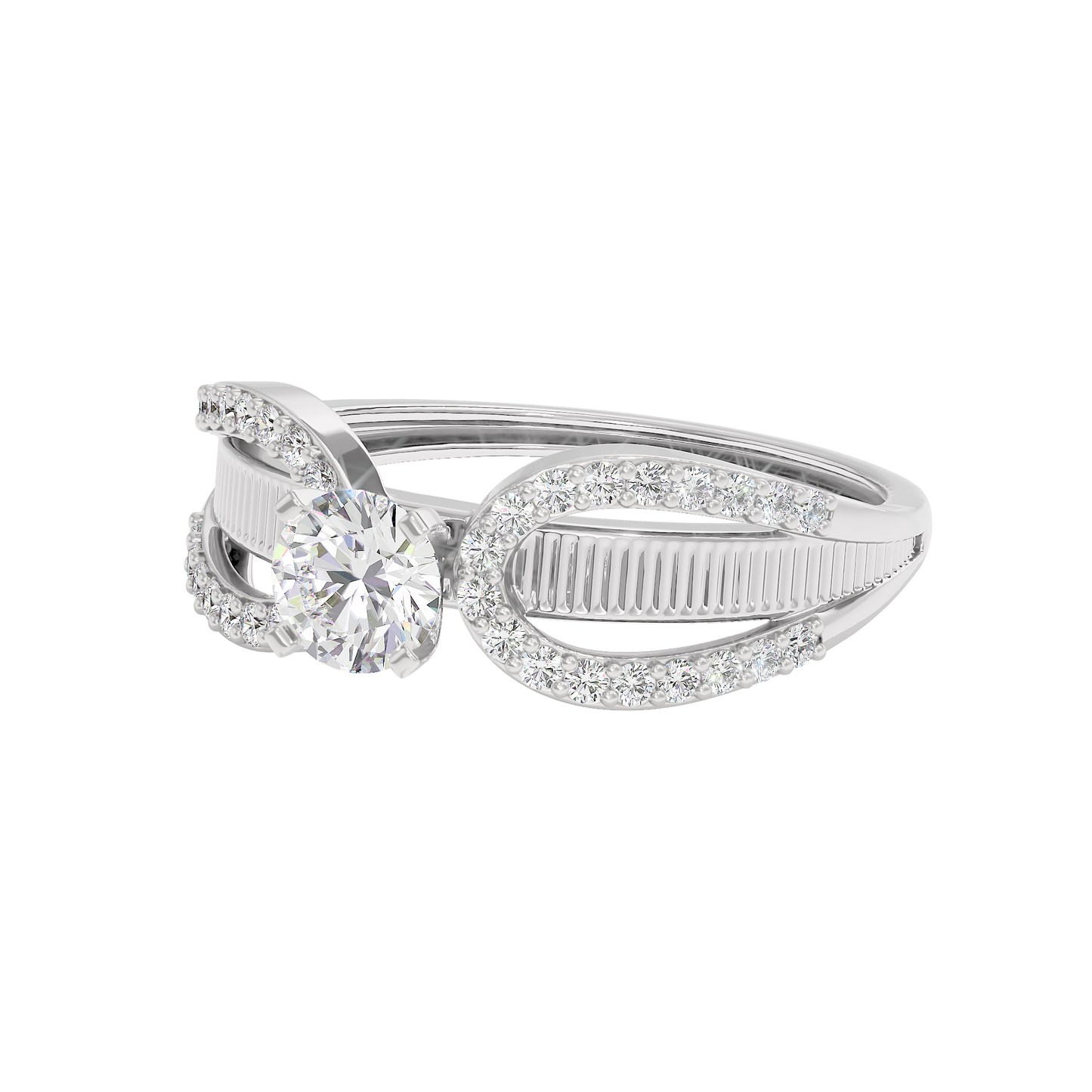 Eos Diamond Solitaire Ring