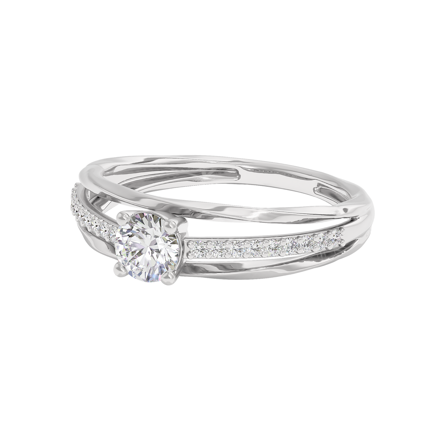 Ada Diamond Solitaire Ring