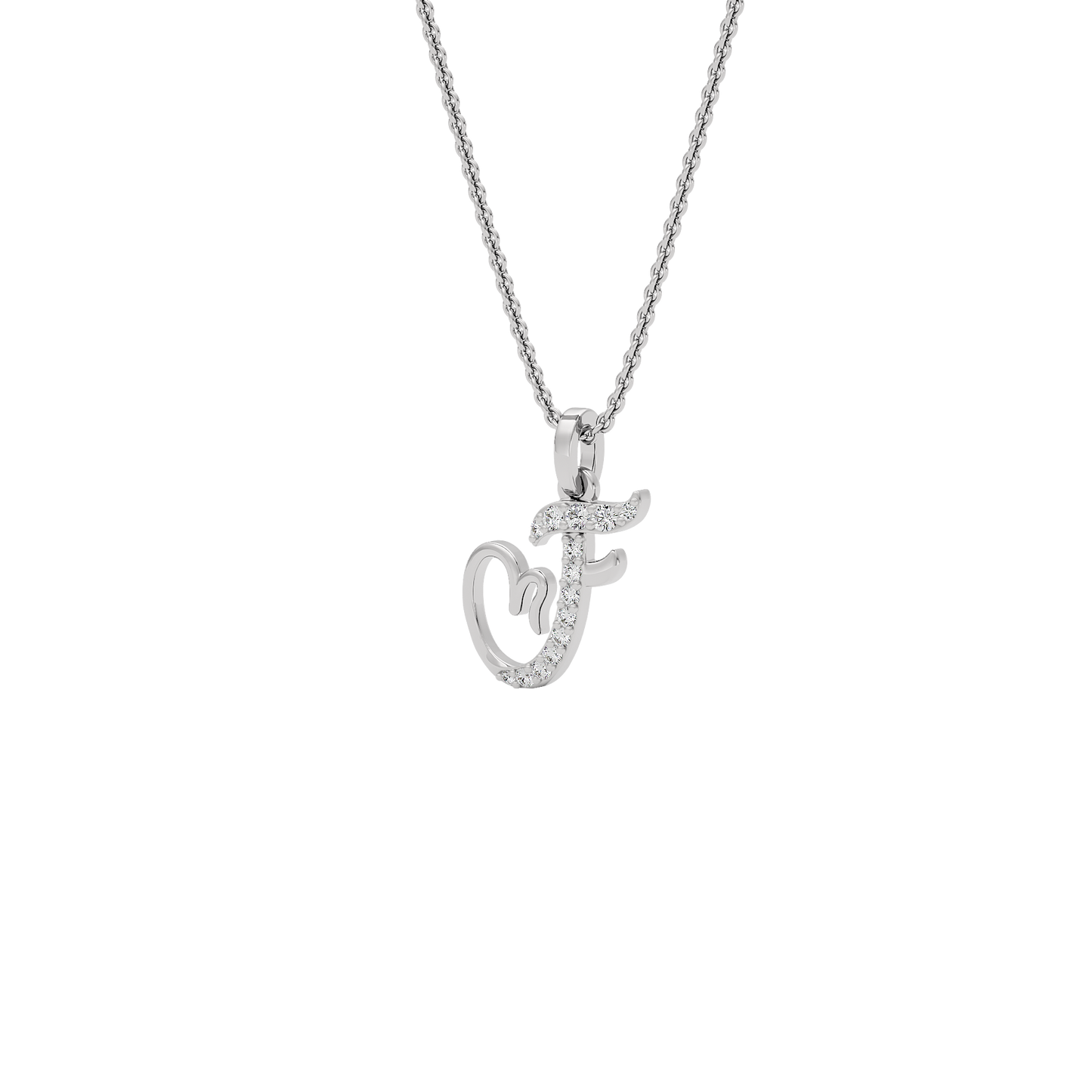 Fearless ‘F’ Diamond Pendant