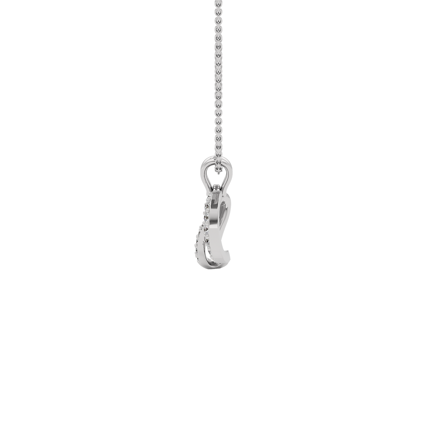 Dazzle ‘D’ Diamond Pendant