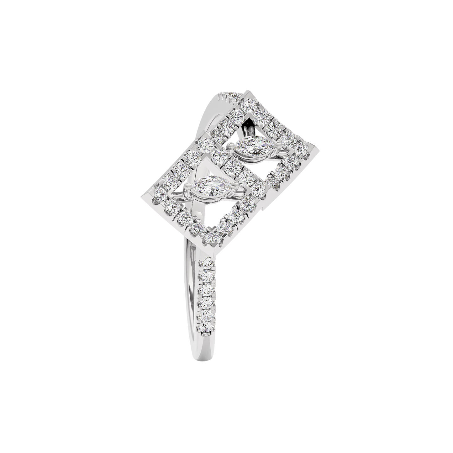 The Facet Aura Diamond Ring