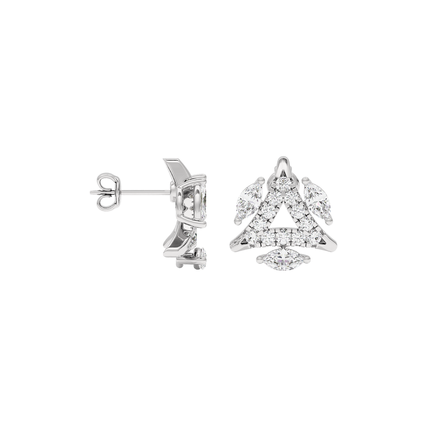 Vivid Marquise Diamond Earrings