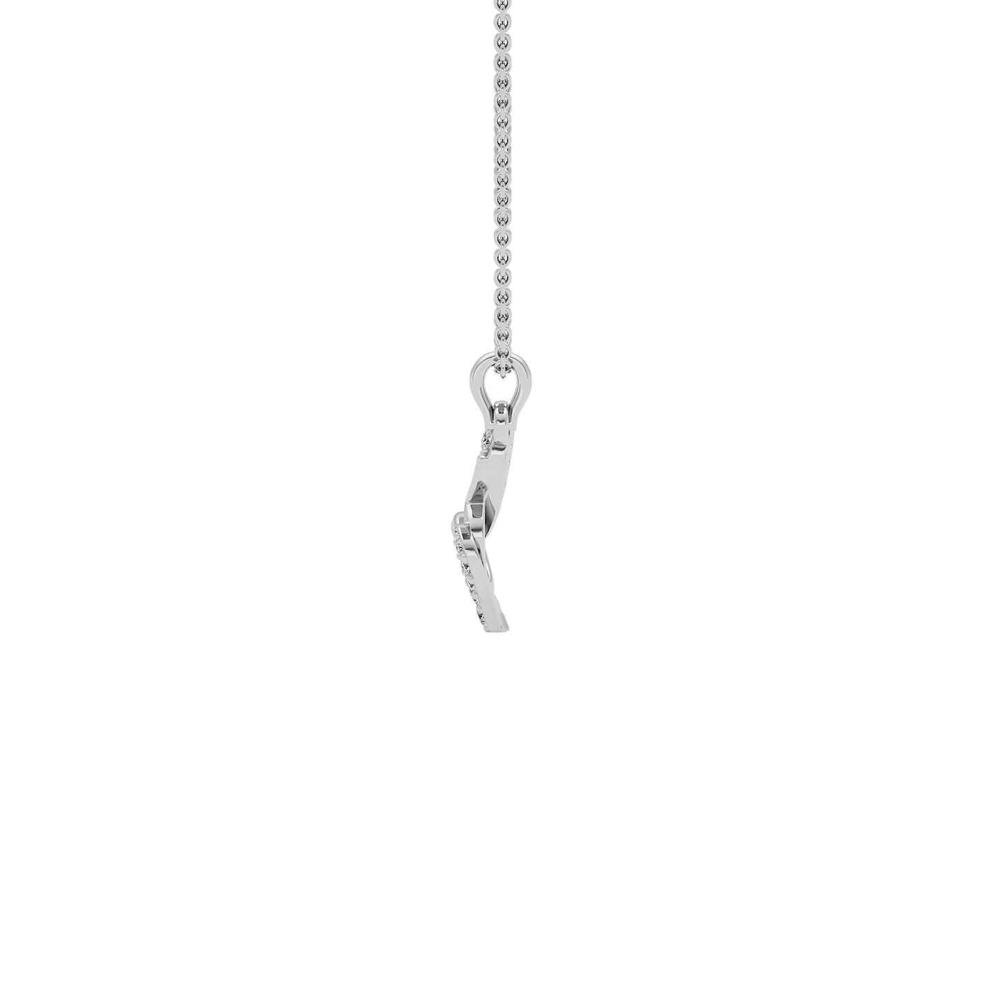 Beautiful ‘B’ Diamond Pendant