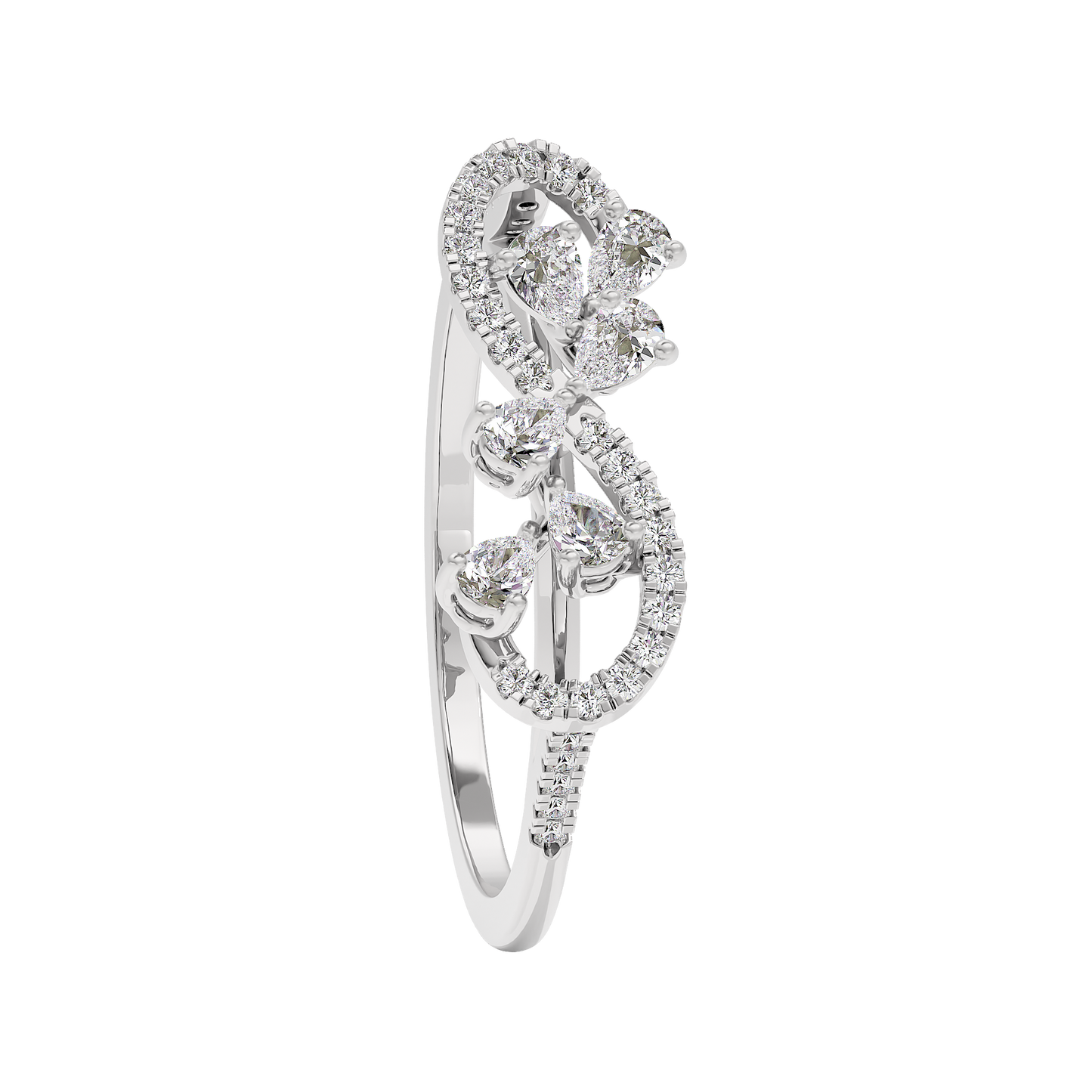 Elara Two Tone Diamond Ring