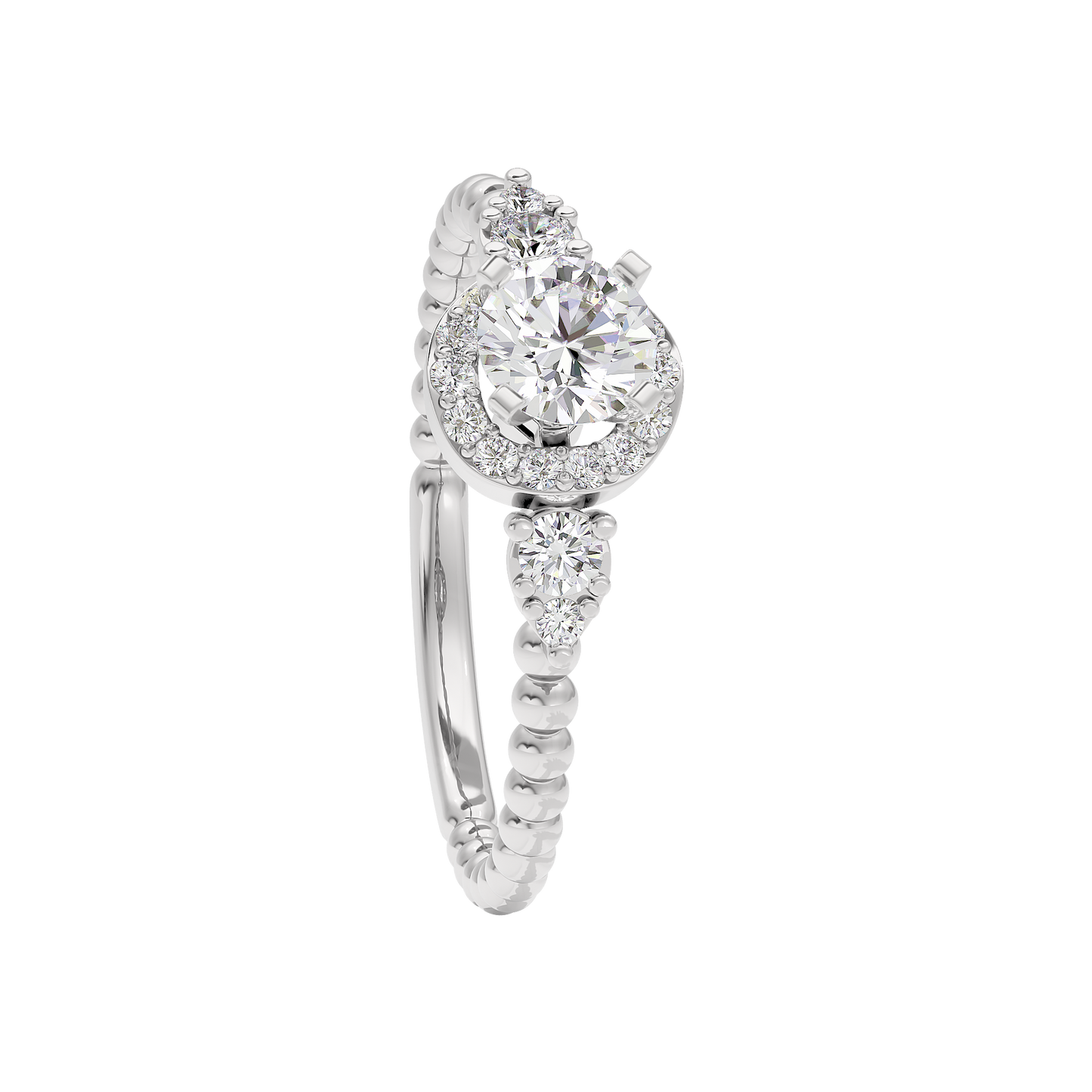 Rhea Diamond Solitaire Ring