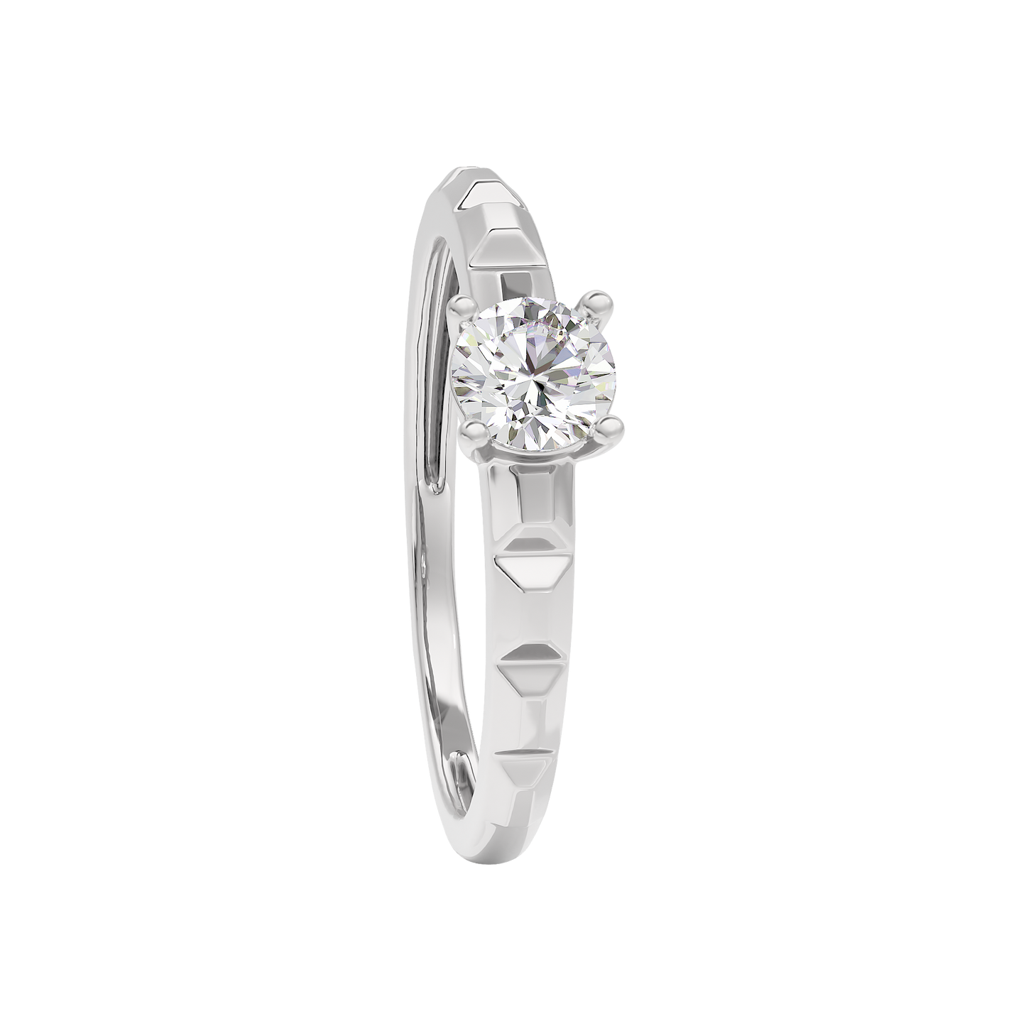 Alina Diamond Solitaire Ring