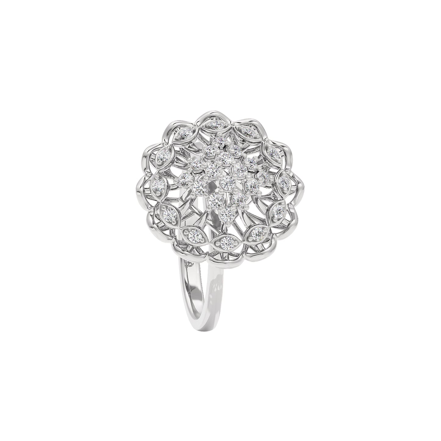 Daisy Diamond Ring