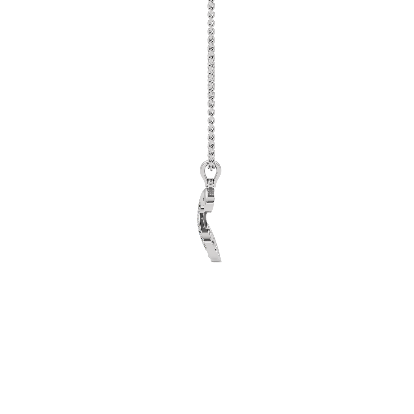 Stellar ‘S’ Diamond Pendant