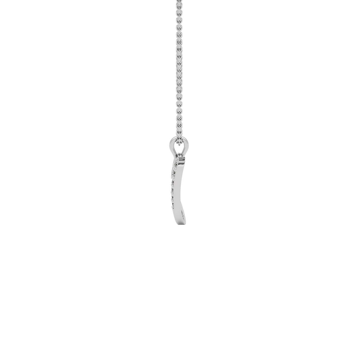 Jubliant ‘J’ Diamond Pendant