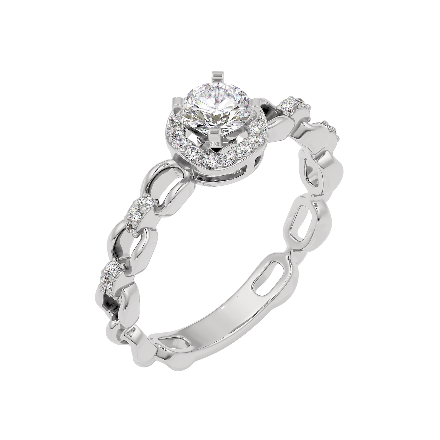 Calista Diamond Solitaire Ring