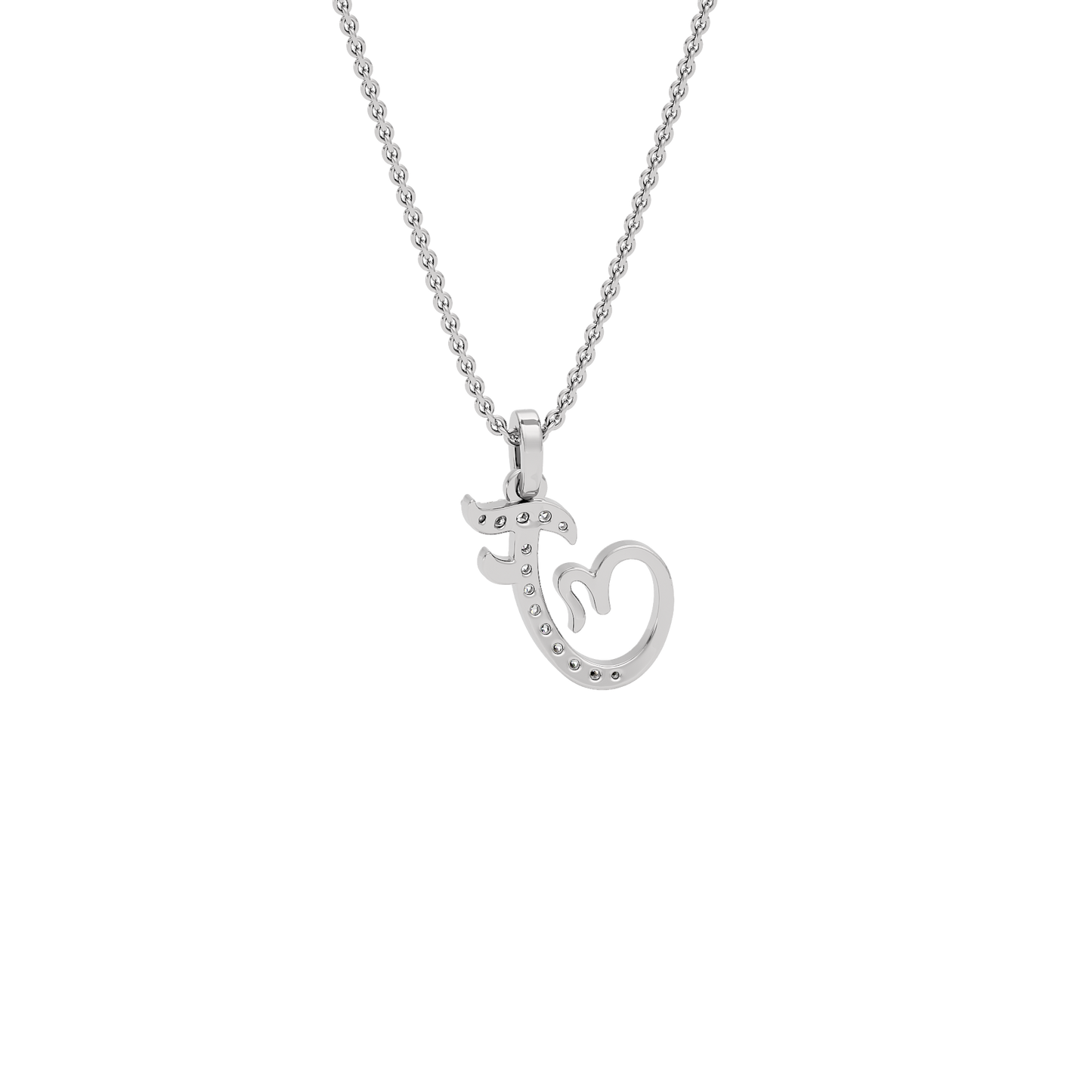 Fearless ‘F’ Diamond Pendant