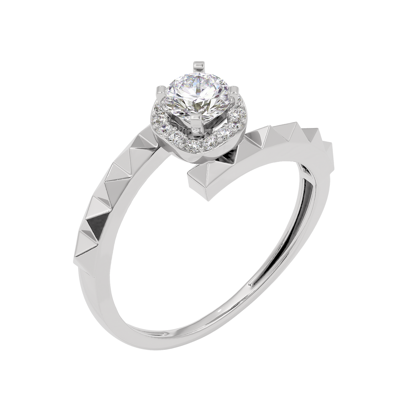 Eleni Diamond Solitaire Ring