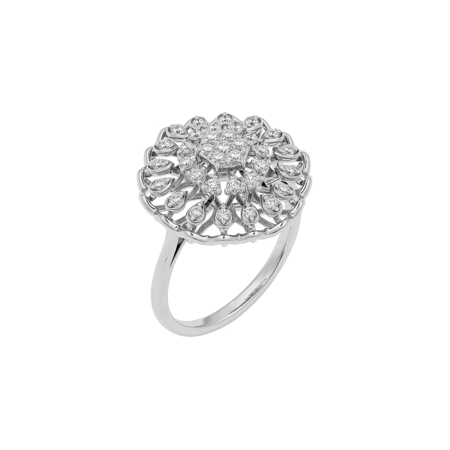 Dazzle Dial Diamond Ring