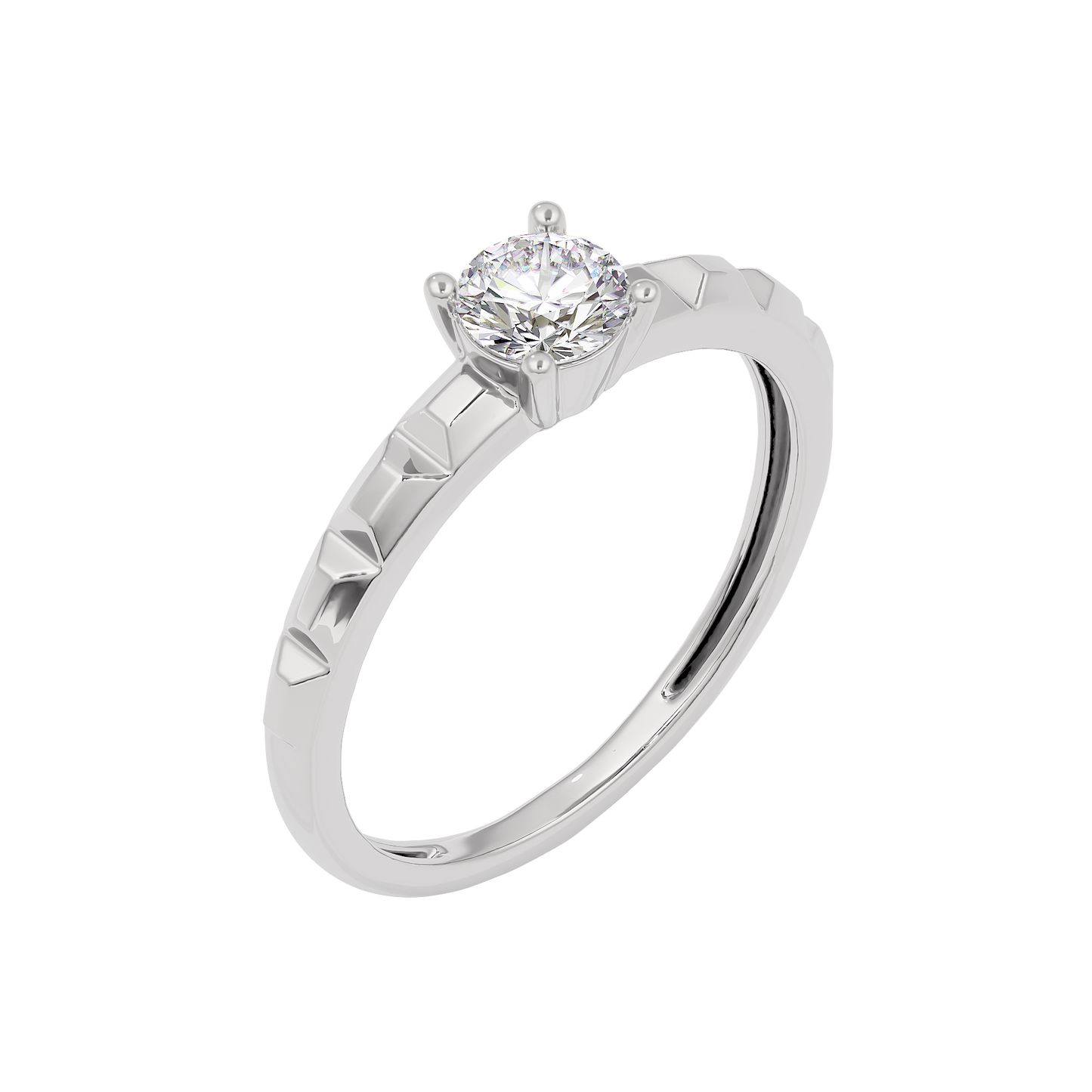 Alina Diamond Solitaire Ring