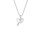 Radiant ‘R’ Diamond Pendant