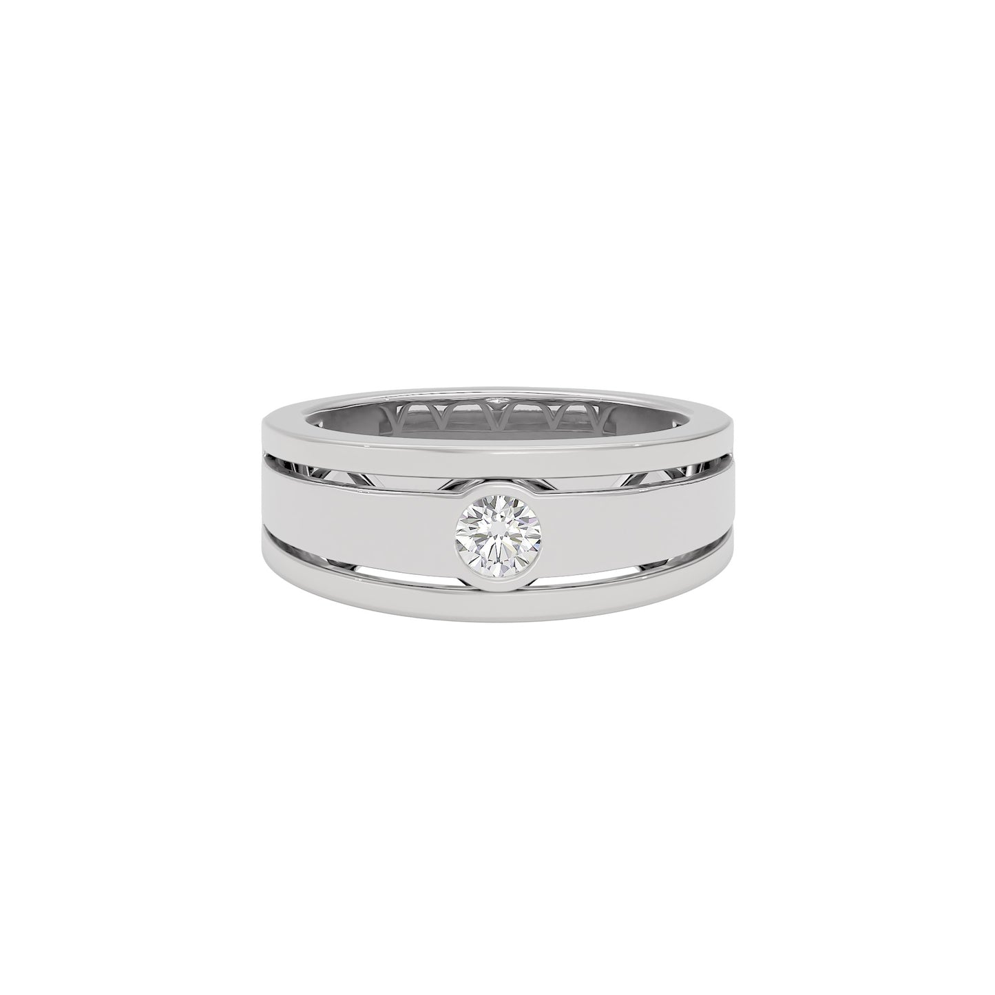 Enchanting Echoes Diamond Ring 18 KT / White Gold / 22