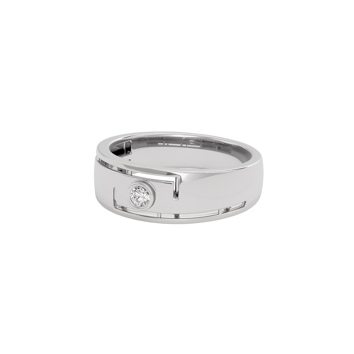Halo Haven Diamond Ring 18 KT / White Gold / 22