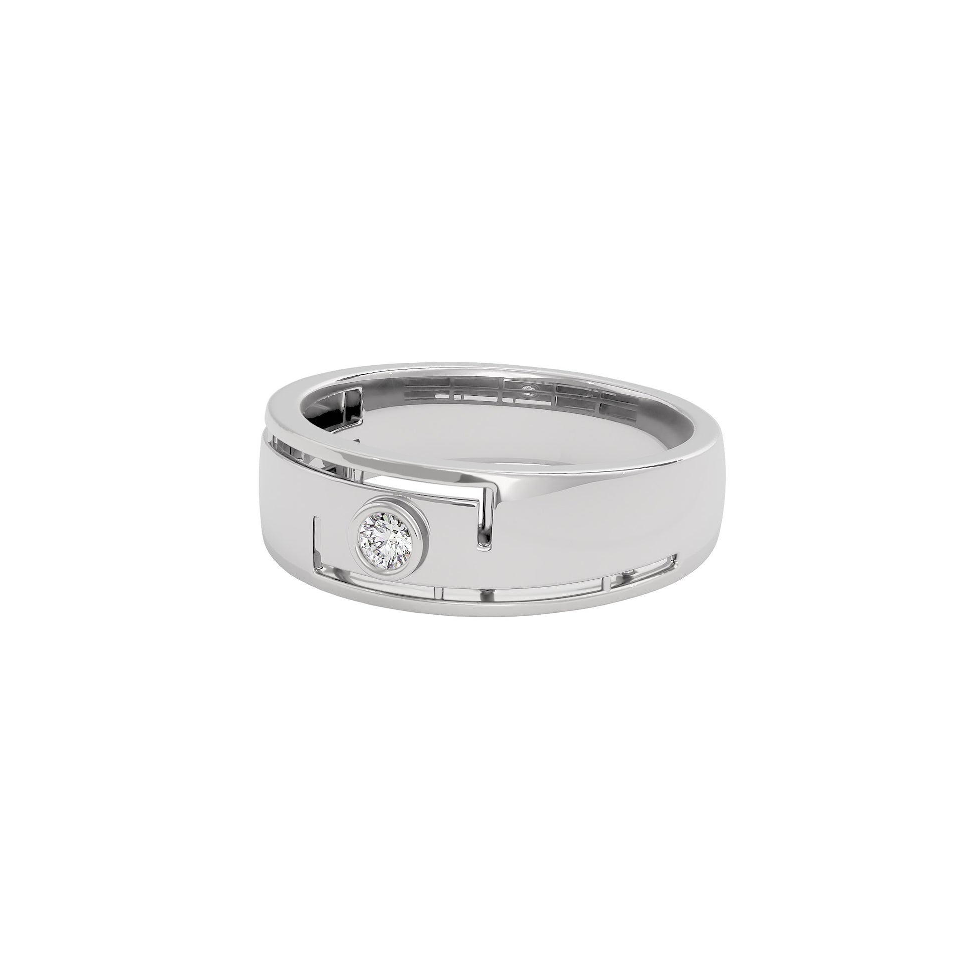 Halo Haven Diamond Ring 18 KT / White Gold / 22
