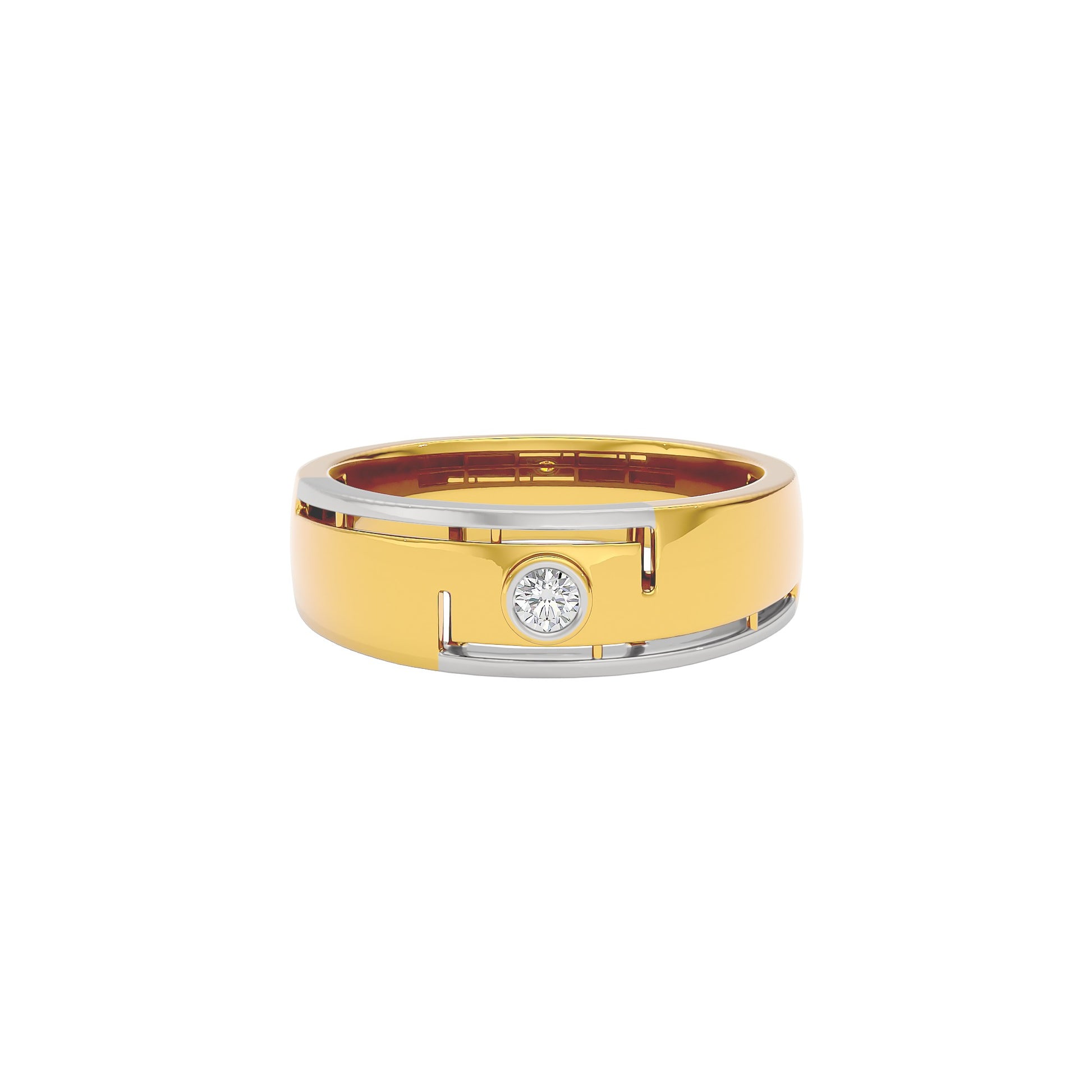 Halo Haven Diamond Ring 18 KT / Yellow Gold / 22