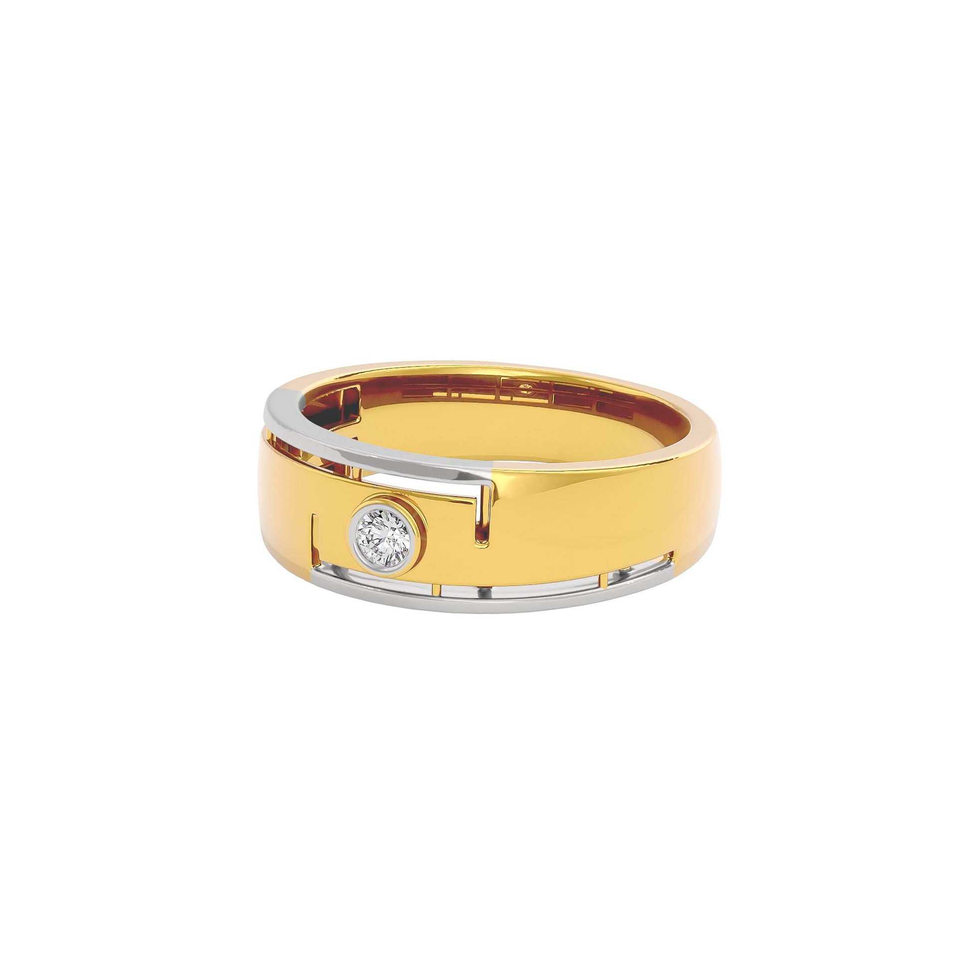 Halo Haven Diamond Ring 18 KT / Yellow Gold / 22