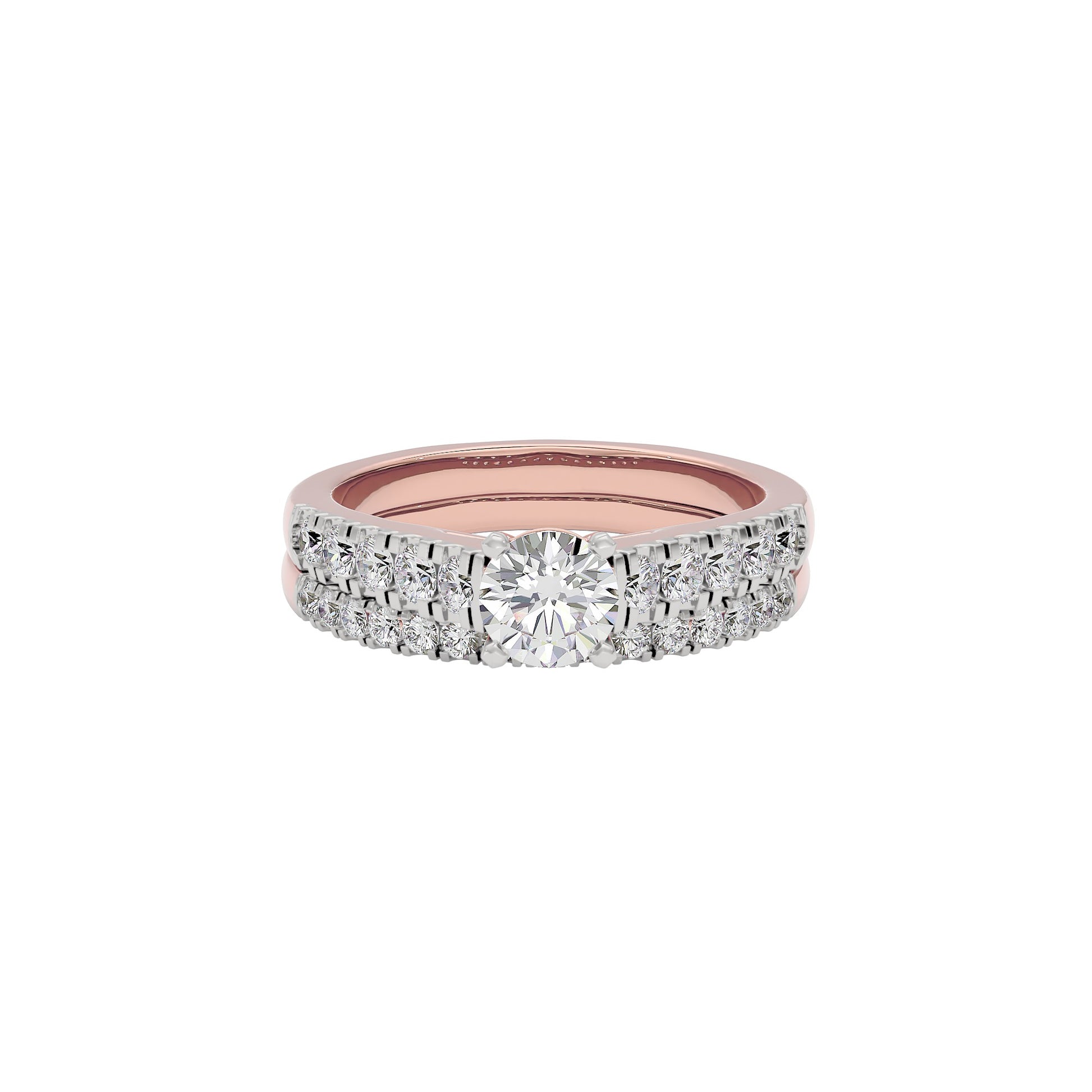 Enigmatic Eternity Diamond Ring 18 KT / Rose Gold / 22