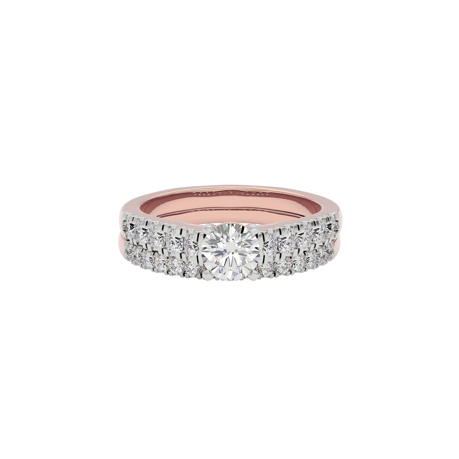 Enigmatic Eternity Diamond Ring 18 KT / Rose Gold / 22