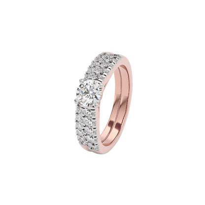 Enigmatic Eternity Diamond Ring 18 KT / Rose Gold / 22