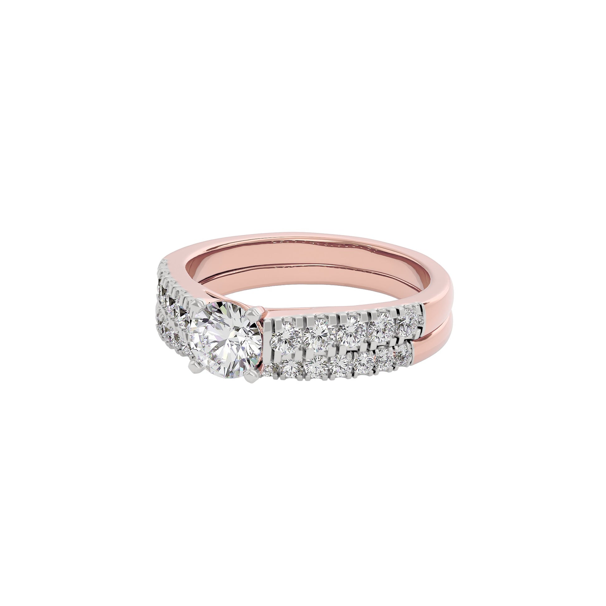 Enigmatic Eternity Diamond Ring 18 KT / Rose Gold / 22