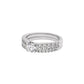 Enigmatic Eternity Diamond Ring 18 KT / White Gold / 22