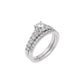 Enigmatic Eternity Diamond Ring 18 KT / White Gold / 22