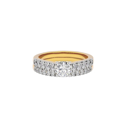 Enigmatic Eternity Diamond Ring 18 KT / Yellow Gold / 22