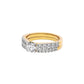 Enigmatic Eternity Diamond Ring 18 KT / Yellow Gold / 22