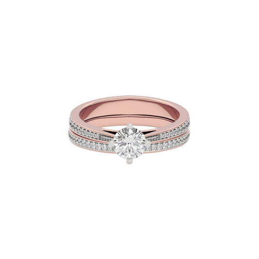 Whispering Cascades Diamond Ring 18 KT / Rose Gold / 22