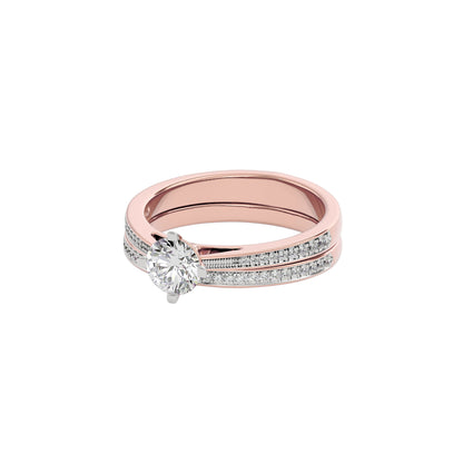 Whispering Cascades Diamond Ring 18 KT / Rose Gold / 22