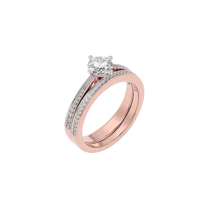 Whispering Cascades Diamond Ring 18 KT / Rose Gold / 22
