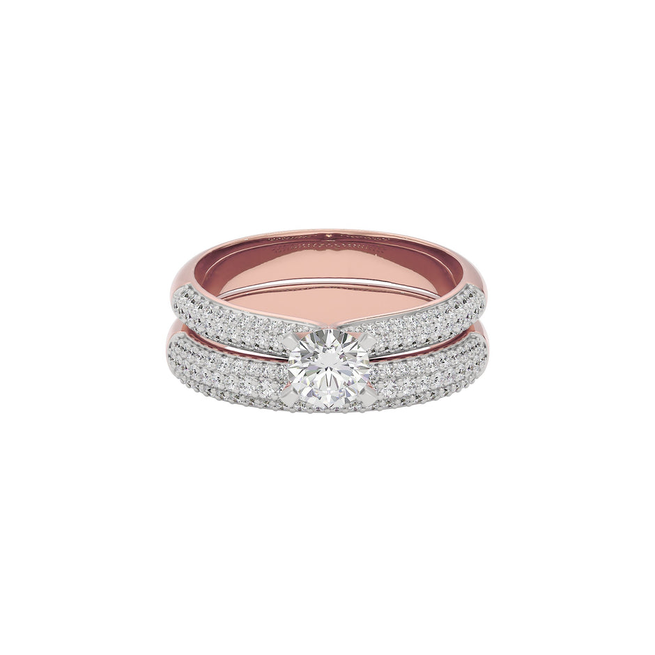 Enchanted Vow Diamond Ring 18 KT / Rose Gold / 22
