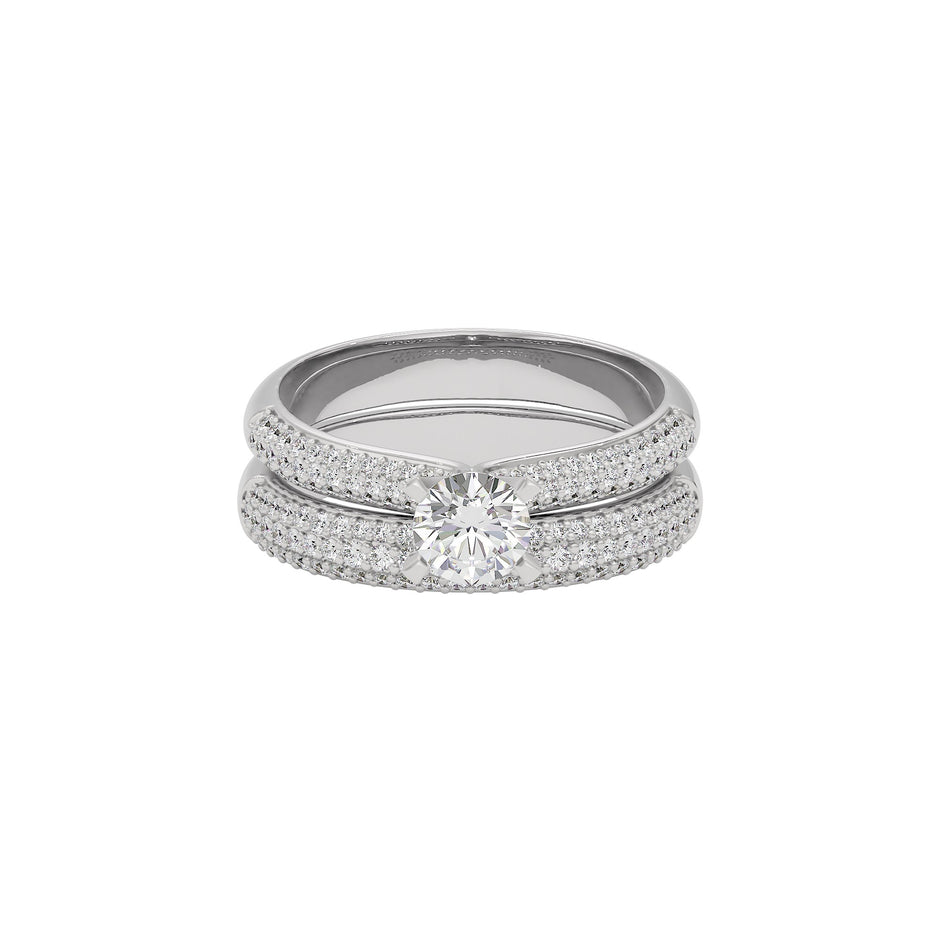 Enchanted Vow Diamond Ring 18 KT / White Gold / 22
